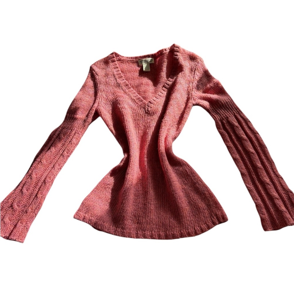 V- Neck Knit Sweater Twilight Y2K style Size Medium